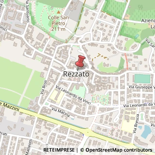 Mappa Piazza Rodolfo Vantini, 1, 25086 Rezzato, Brescia (Lombardia)