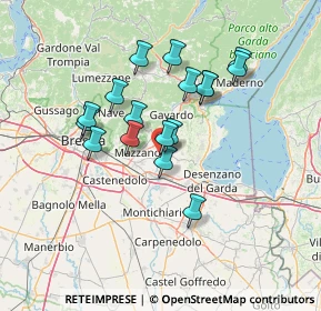 Mappa Vicolo Fossa, 25081 Bedizzole BS, Italia (11.64235)