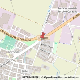 Mappa Via Fornaci, 1, 25030 Torbole Casaglia, Brescia (Lombardia)