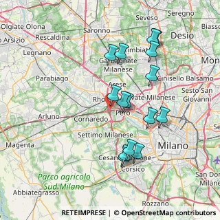 Mappa Via Gaetano Casiraghi, 20016 Pero MI, Italia (7.16467)