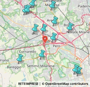 Mappa Via Gaetano Casiraghi, 20016 Pero MI, Italia (4.71462)