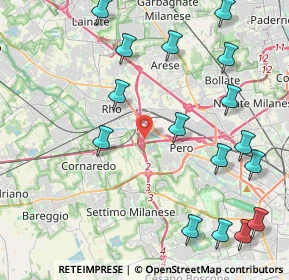 Mappa Via Gaetano Casiraghi, 20016 Pero MI, Italia (5.19438)