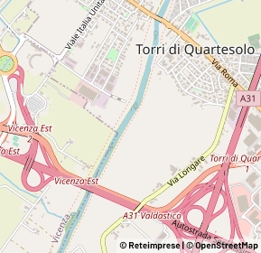 Mappa 36040 Torri di Quartesolo VI, Italia (0.53077)