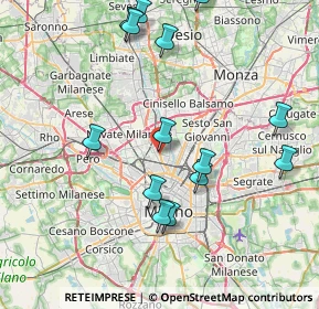 Mappa Via Privata Alberto Cavalletto, 20161 Milano MI, Italia (8.54214)