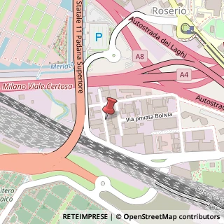 Mappa Via Privata Bertola da Novate, 12, 20157 Milano, Milano (Lombardia)