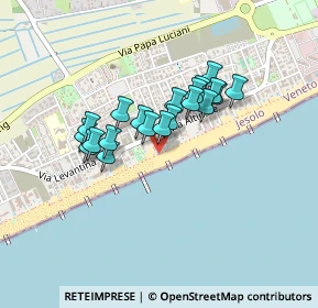 Mappa Via Altinate 2° Accesso al Mare, 30016 Jesolo VE, Italia (0.322)