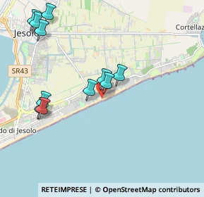 Mappa Via Altinate 2° Accesso al Mare, 30016 Jesolo VE, Italia (2.12182)