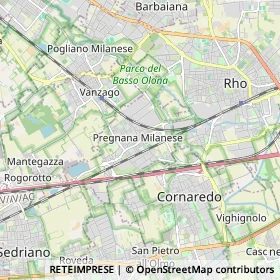 Mappa Pregnana Milanese