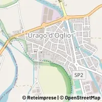 Mapa Urago d'Oglio