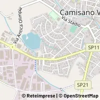 Map Camisano Vicentino