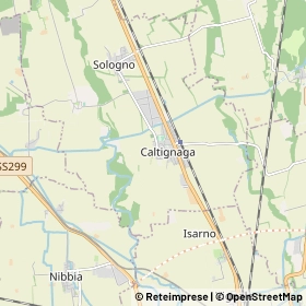 Mappa Caltignaga