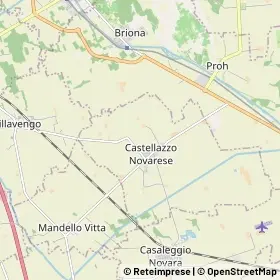 Mappa Castellazzo Novarese