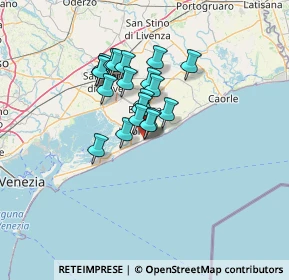 Mappa Vicolo I° di Via Danimarca, 30016 Lido di Jesolo VE, Italia (9.4445)