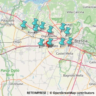 Mappa Via Orzinuovi, 25039 Travagliato BS, Italia (6.13545)