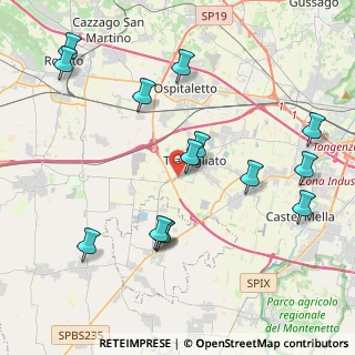 Mappa Via Orzinuovi, 25039 Travagliato BS, Italia (4.54571)