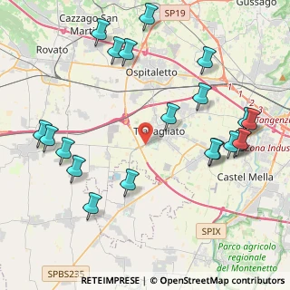 Mappa Via Orzinuovi, 25039 Travagliato BS, Italia (5.0185)