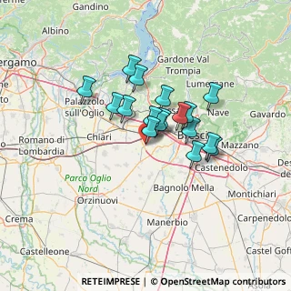 Mappa Via Orzinuovi, 25039 Travagliato BS, Italia (9.74176)