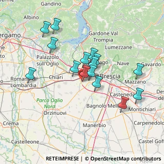 Mappa Via Orzinuovi, 25039 Travagliato BS, Italia (13.09733)