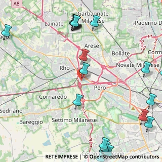 Mappa Via Fratelli Cervi, 20016 Pero MI, Italia (6.288)