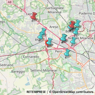 Mappa Via Fratelli Cervi, 20016 Pero MI, Italia (3.78538)