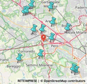 Mappa Via Luigi Settembrini, 20016 Pero MI, Italia (4.65846)