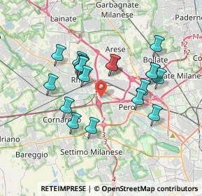 Mappa Via Luigi Settembrini, 20016 Pero MI, Italia (3.1535)