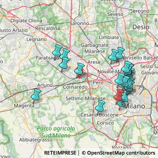 Mappa Via E. Montale, 20017 Rho MI, Italia (8.809)