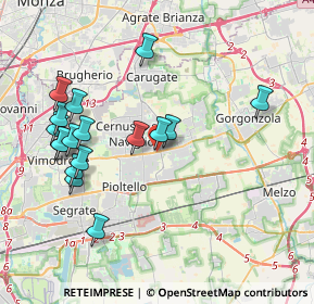 Mappa SPexSS11, 20063 Cernusco sul Naviglio MI, Italia (4.06059)