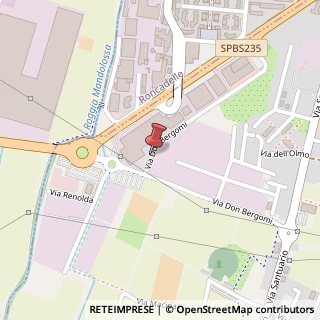 Mappa Via Don Bergomi, 16, 25030 Castel Mella, Brescia (Lombardia)