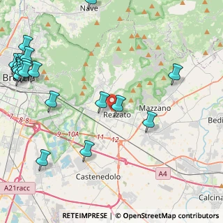 Mappa Via Evaristo Almici, 25086 Rezzato BS, Italia (6.2645)