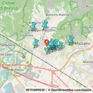 Mappa Via Evaristo Almici, 25086 Rezzato BS, Italia (1.05091)