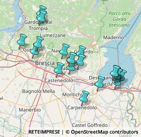 Mappa SS Gardesana Occidentale, 25080 Mazzano BS, Italia (15.532)