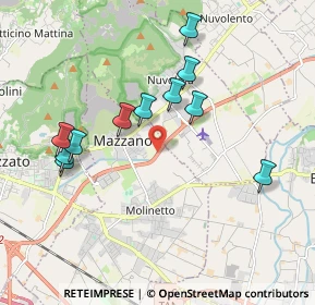Mappa SS Gardesana Occidentale, 25080 Mazzano BS, Italia (1.85455)