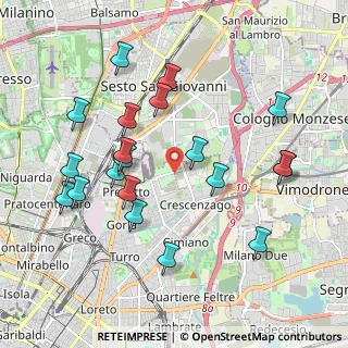 Mappa Via Ugo Tognazzi, 20128 Milano MI, Italia (2.056)