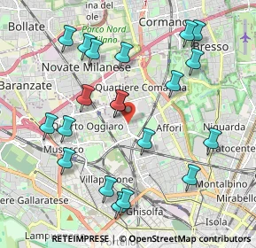 Mappa Via Bovisasca, 20161 Milano MI, Italia (2.144)