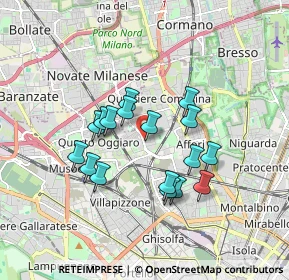 Mappa Via Bovisasca, 20161 Milano MI, Italia (1.45412)