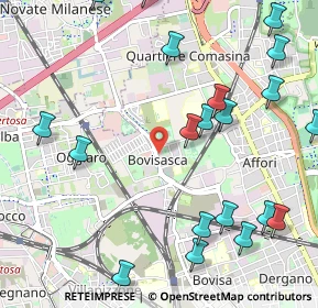 Mappa Via Bovisasca, 20161 Milano MI, Italia (1.365)