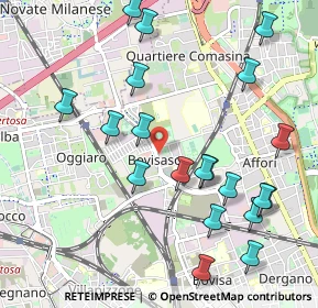 Mappa Via Bovisasca, 20161 Milano MI, Italia (1.1455)
