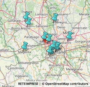Mappa Via Giovanna D'Arco, 20016 Pero MI, Italia (10.90667)