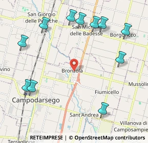 Mappa Via Dante Alighieri, 35011 Campodarsego PD, Italia (2.61364)