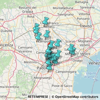 Mappa Via Dante Alighieri, 35011 Campodarsego PD, Italia (9.693)