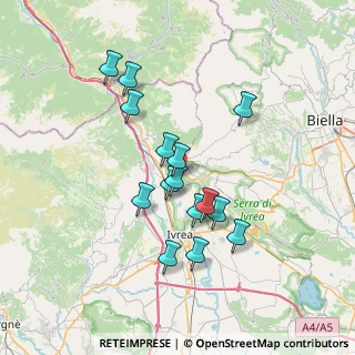 Mappa Via Corsano, 10013 Borgofranco d'Ivrea TO, Italia (6.146)