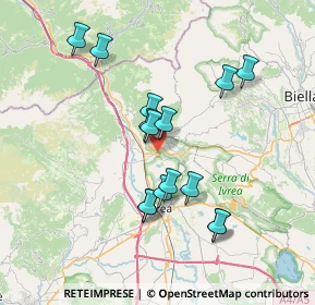 Mappa Via Corsano, 10013 Borgofranco d'Ivrea TO, Italia (6.67067)