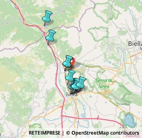 Mappa Via Corsano, 10013 Borgofranco d'Ivrea TO, Italia (5.22)