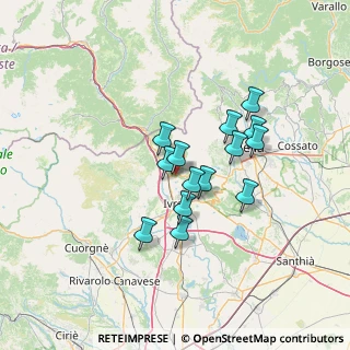 Mappa Via Corsano, 10013 Borgofranco d'Ivrea TO, Italia (10.52214)