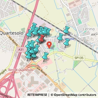 Mappa Via M. Teresa Calcutta, 36040 Torri di Quartesolo VI, Italia (0.37143)