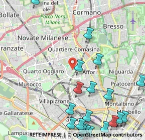 Mappa Via Gabbro, 20161 Milano MI, Italia (3.0045)
