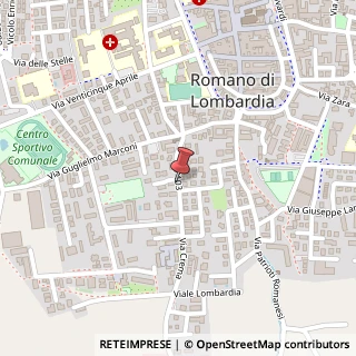 Mappa Via Crema, 26, 24058 Romano di Lombardia, Bergamo (Lombardia)