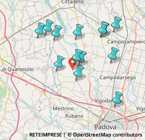 Mappa Via Scalona, 35016 Piazzola sul Brenta PD, Italia (7.08538)