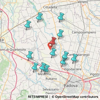 Mappa Via Scalona, 35016 Piazzola sul Brenta PD, Italia (7.42)